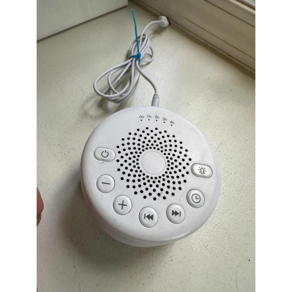 Easysleep White Noise Machine EWN-12 White Portable Sound Machine USB Power